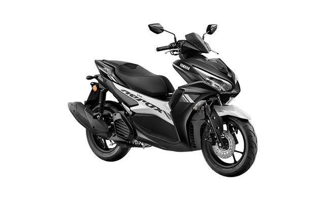 Yamaha Aerox 155 Scooter Gets A New Metallic Black Colour Option