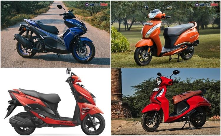 Here's a look at the top five petrol scooter launches in 2021 that had us impressed.