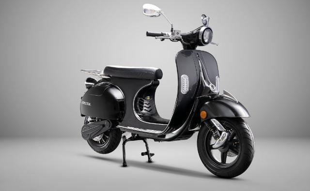 The One Moto Electa e-scooter has a claimed top speed of 100 kmph, with a range of 150 km on a single charge.