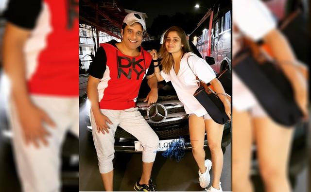 Krushna Abhishek's sister, Arti Singh, also an actor, shared images of the prized possession that recently made it to their garage.