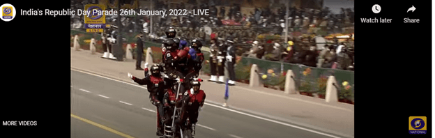 Republic Day 2022: Daredevil Performances by Indian Armed Forces On Motorcycles