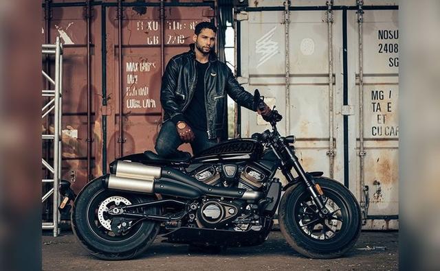 Siddhant Chaturvedi has posted a series of photos with his new prized possession on social media, a 2022 Harley-Davidson Sportster S, which was recently launched at the latest edition of India Bike Week, in December 2021.