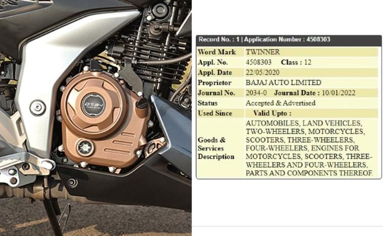 Bajaj Auto Trademarks Twinner Name, New Twin-Cylinder Motorcycle Incoming?