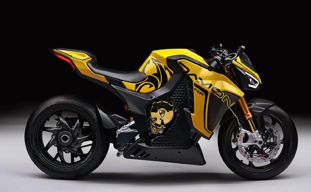 The Damon HyperFighter super naked has been unveiled at the Consumer Electronics Show in Las Vegas in three trims, with different performance and features.