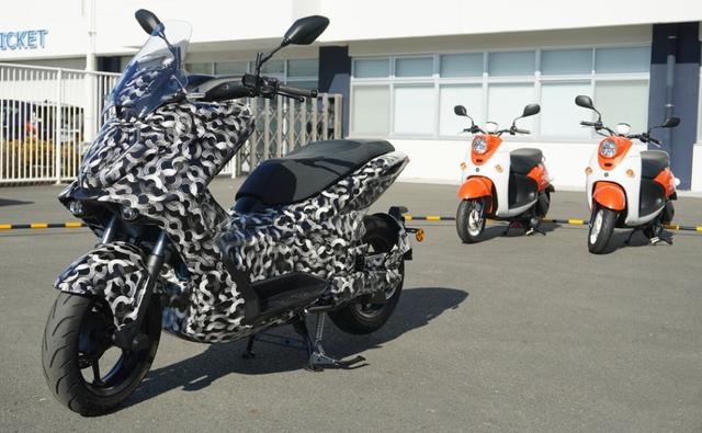 A heavily disguised Yamaha E01 electric scooter has been spotted in Japan, but it looks like it's very close to production.