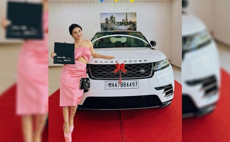 The actor shared a series of images on her Instagram account with her newest prized possession, the Range Rover Velar worth Rs. 86.75 lakh (ex-showroom, India).