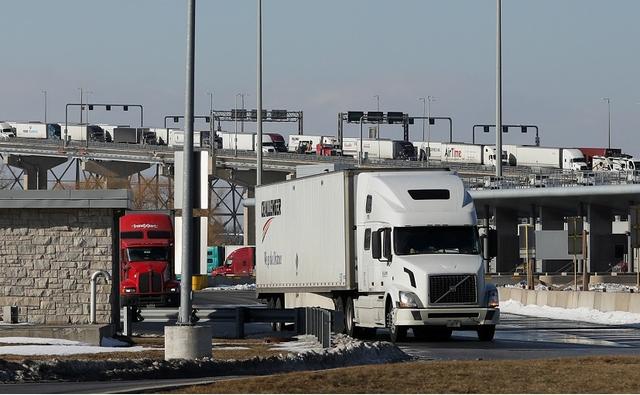 The Canadian truckers blockade is posing a risk to the auto industry's supply chain and U.S. officials were in close touch with their counterparts in Canada on the issue, the White House said on Wednesday.