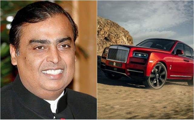 Mukesh Ambani Adds A New Rolls Royce Cullinan To His Garage; Costs Rs. 13.14 Crore