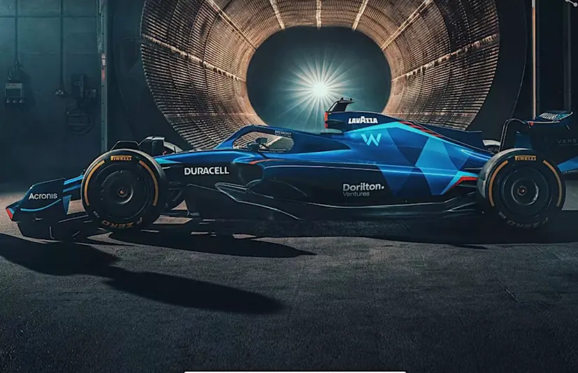 F1: Williams Unveils Its 2022 Car With Duracell Branding & Dark Blue Livery