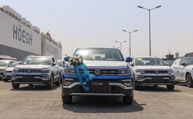 Skoda Auto Volkswagen India (SAVWIPL) shipped the first batch of 1,232 units of the VW T-Cross to Mexico from the port of Mumbai.