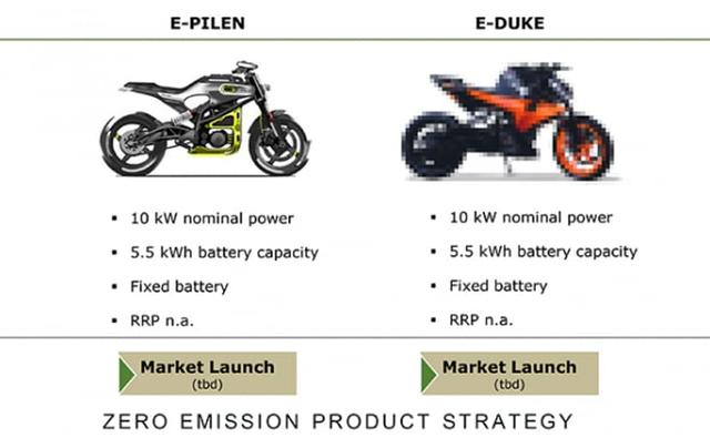 The KTM E-Duke will be an electric streetbike which will be part of KTM's parent company Pierer Mobility's plans, along with a Husqvarna E-Pilen.