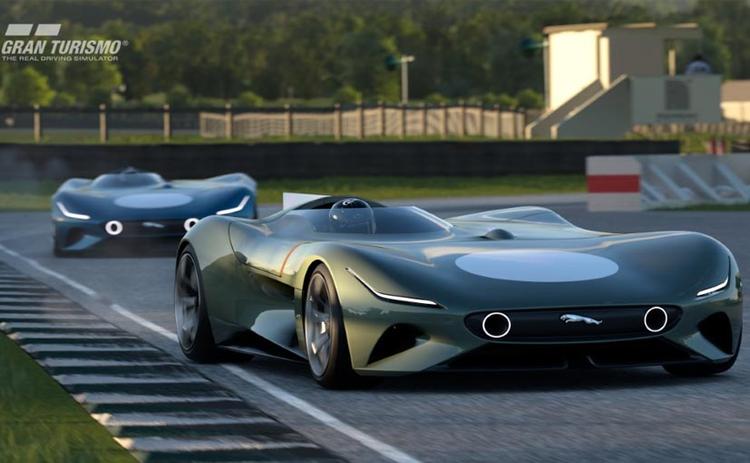 Jaguar's new Vision Gran Turismo Roadster will join Vision GT Coupe and Vision GT SV endurance racer in Sony Playstation 4 and Playstation 5 game Gran Turismo 7.