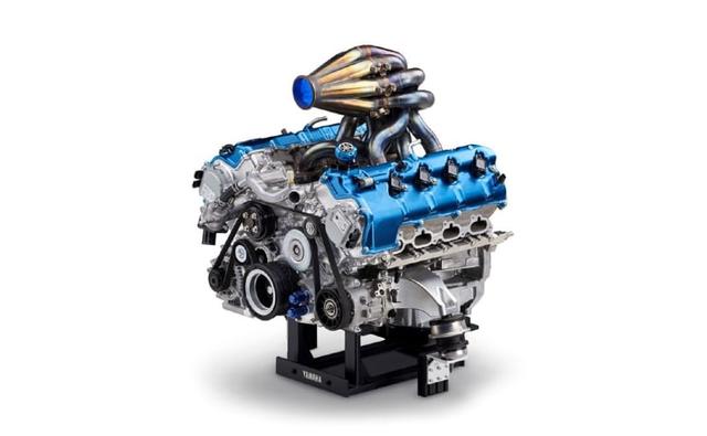 Yamaha is converting a high-performance 5.0-litre V8 engine to use hydrogen as the main fuel.