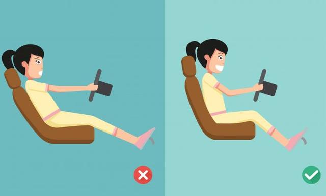One thing before you start driving is to know and find the ideal seating position so that you don't face any major back problems.