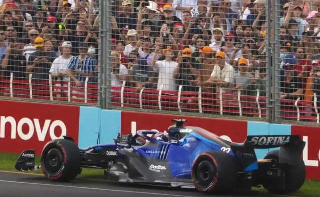 Williams Racing driver Alex Albon has been disqualified from qualifying for the Australian GP ahead of the main race, as a large enough fuel sample couldn't be extracted from his car.