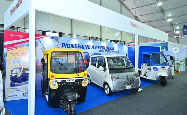 Mahindra showcased multiple 3-wheelers and a quadricycle at the Alternate Fuel Conclave in Pune.