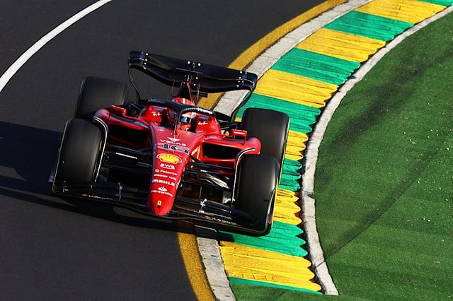 Charles Leclerc dominated the Australian GP to win by more than 20 seconds from the Red Bull of Sergio Perez in an impressive display that extends his world championship lead.