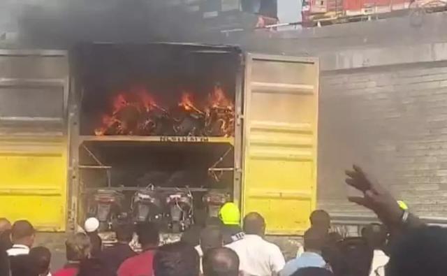 20 Electric Scooters From Jitendra EV Catch Fire While Being Transported