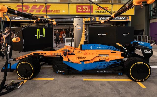 Lego Showcases Life-Sized McLaren F1 Model Car At The Australian GP