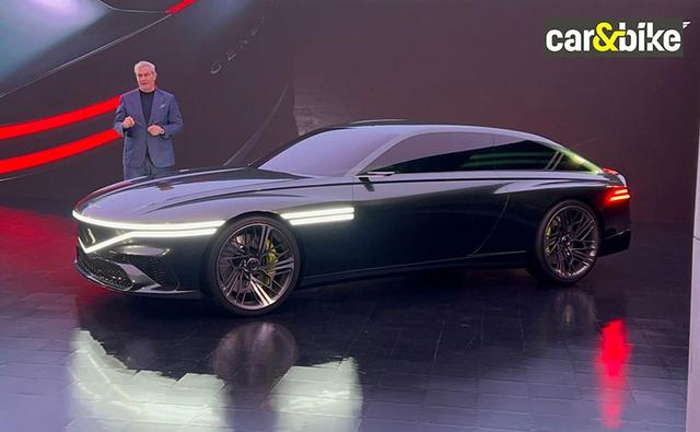 The Genesis X Speedium Coupe Concept is an evolution of the Genesis X concept from last year, and previews the look of the future EVs by the Korean Brand.