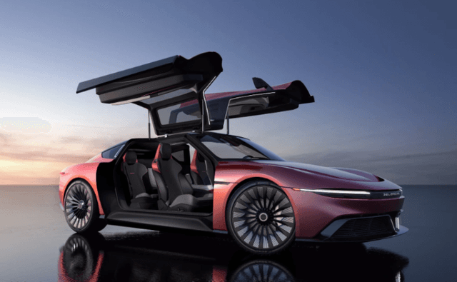 DeLorean Motor Company has displayed the first complete look of the Alpha5 - its highly anticipated EV - 24 hours ahead of its official debut.