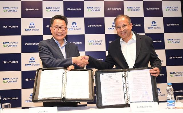 Hyundai Motor India and Tata Power have announced a partnership for developing EV infrastructure and a EV charging network across Hyundai dealerships in the country.