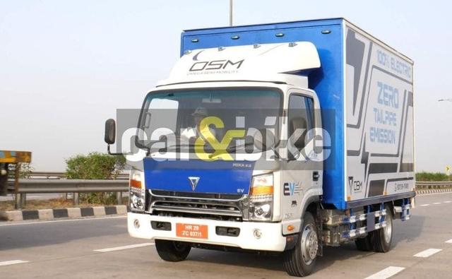 Omega Seiki Mobility's Upcoming Electric Truck Prototype Spotted Undergoing Tests
