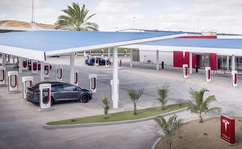 Tesla Building The World's Largest Supercharger Station In The Mojave Desert