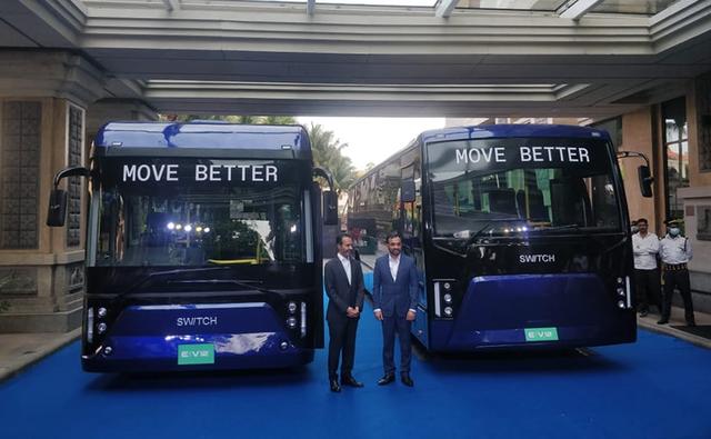 Switch Mobility's new Ei V12 Electric bus range is offered in two variants - Low Floor and Standard - and is available with a range of 300 km per day.