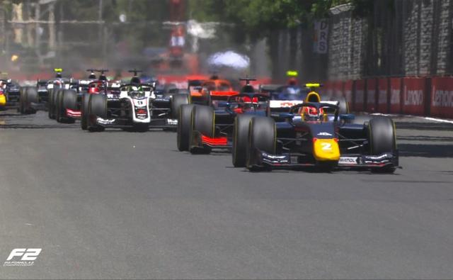 Jehan Daruvala led the race for a large part but a lock-up after the second safety restart allowed ART Grand Prix driver Frederik Vesti to take the lead and claim his maiden win in the championship.