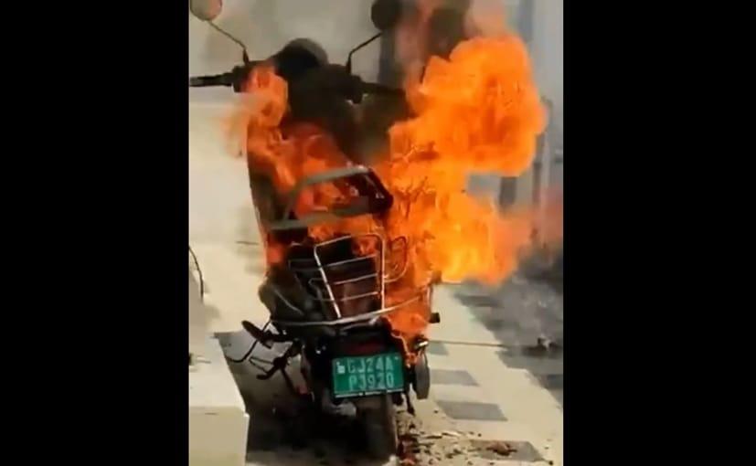 Pure EV Scooter Catches Fire in Gujarat - Report