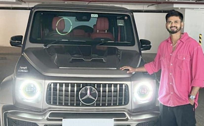 Shreyas Iyer recently took delivery of his new Mercedes-AMG G63