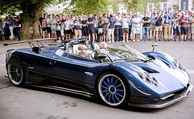 Valued at Rs. 121 crore, the Zonda HP Barchetta is the first of just three such open-topped models planned to be made, with this unique example being Horacio Pagani's personal car.