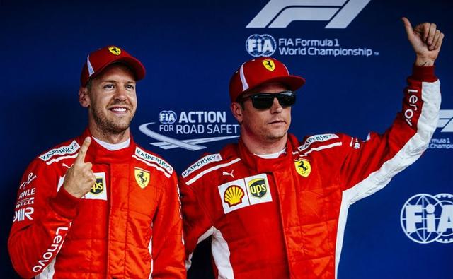 Formula One leader Sebastian Vettel put Ferrari on pole position for his home German Grand Prix on Saturday after title rival Lewis Hamilton's Mercedes broke down on track in dramatic fashion.