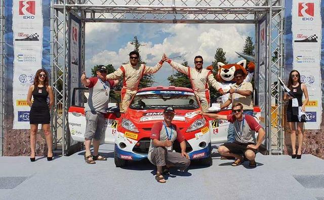 Amittrajit Ghosh and Ashwin Naik made a spectacular debut in the European Rally Championship (ERC) in the EKO Acropolis Rally, sealing it with a win.