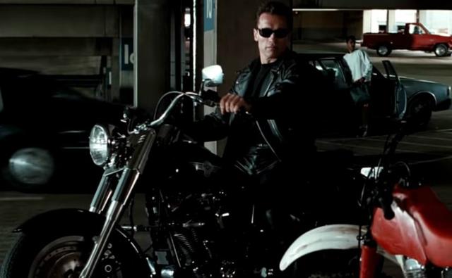 The motorcycle used in the 1991 blockbuster 'Terminator 2: Judgement Day' sold for nearly twice the original amount estimated at auction.