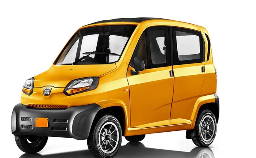 The Ministry of Road Transport and Highways has notified the insertion of the item 'Quadricycle' as a 'non transport' vehicle under the Motor Vehicles Act 1988. So far, the Quadricycle vehicles were only allowed for transport usage under the Motor Vehicle Act 1988 but this notification will now permit Quadricycles to be used as a non-transport or passenger vehicles. This move will certainly help manufacturers like Bajaj Auto India who have been fighting for the inclusion of the Quadricycle. The Bajaj Qute will finally be available for sale and though the company already exports the quadricycle to other markets, it's inclusion in India will certainly see sales soaring.