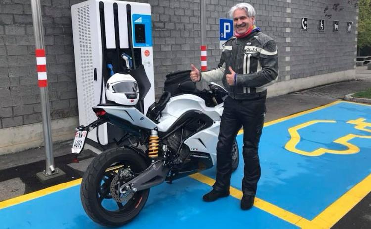 The Energica Ego covered 1,260 km in 24 hours, becoming the first electric motorcycle to cover the greatest number of kilometres on a single day.