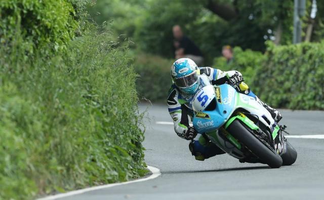 Harrison finally graced the top step of the podium with nearest rival Michael Dunlop hit with a penalty for speeding in the pit lane.