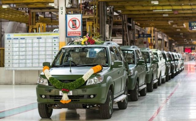 Tata Motors Rolls-Out Its 1500th Safari Storme GS800 For The Indian Army