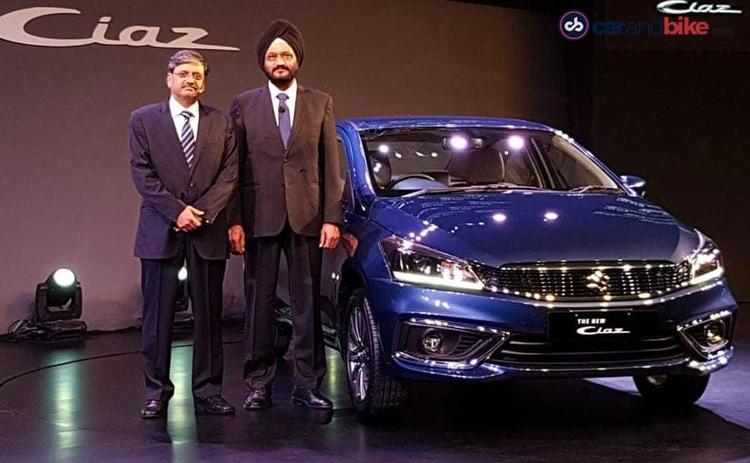 The long-anticipated 2018 Maruti Suzuki Ciaz has been launched in India at a starting price of Rs. 8.19 lakh (ex-showroom, Delhi). The car, which has received an update after almost four years, continues to be available in four primary variants - Sigma, Delta, Zeta, and Alpha, in both petrol and diesel options.