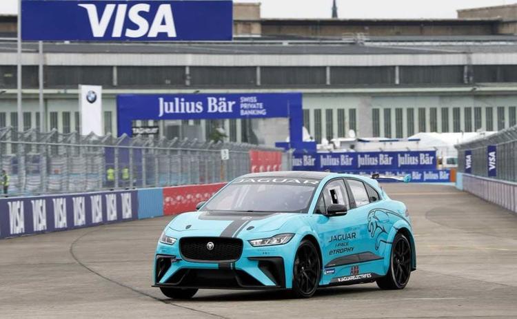 Formula E: Jaguar I-Pace eTrophy Race Car Makes Global Debut At Berlin ePrix