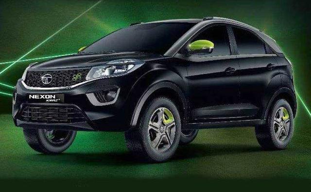 We recently brought you teasers for the new limited edition version of the Tata Nexon. The teaser videos showcased neon green treatment on the subcompact SUV without revealing too much but now leaked images of what is called the 'Kraz Edition' have now made their way online. The Tata Nexon Kraz Special Edition will get a black and grey paint scheme with neo-green (neon-green) highlights across the exterior and interior of the model. The Tata Nexon Kraz Edition reportedly celebrates the first year anniversary of the model that was introduced in September 2017.