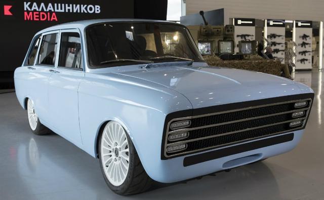 Kalashnikov, the makers of the famous (or infamous) AK-47 Assault Rifle has just showcased a new electric car. Yes, you read that right. Called the CV-1, the 'supercar' as claimed by the machine gun maker was unveiled in Moscow yesterday. Based on the body of the IZh 21252 Kombi, a Soviet era station wagon from the 1970s, the new CV-1 plans to take on the gold standard in electric cars today - Tesla. But while the Model 3, the most affordable vehicle in Tesla range gets from 0-100 kmph in 3.5-seconds, the CV-1 takes a more relaxed 6-seconds to get the job done.
