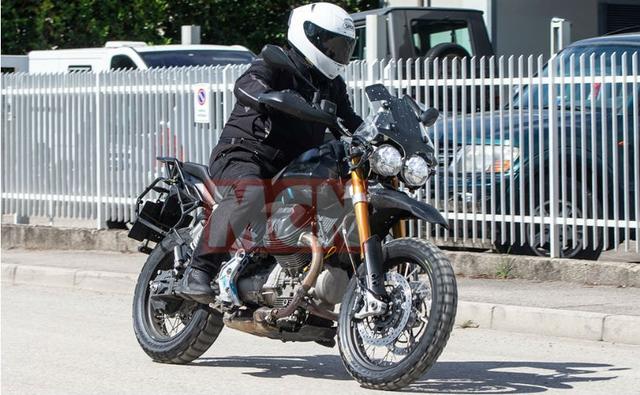 The first spyshots of the Moto Guzzi V85 adventure bike are out. The bike looks good!