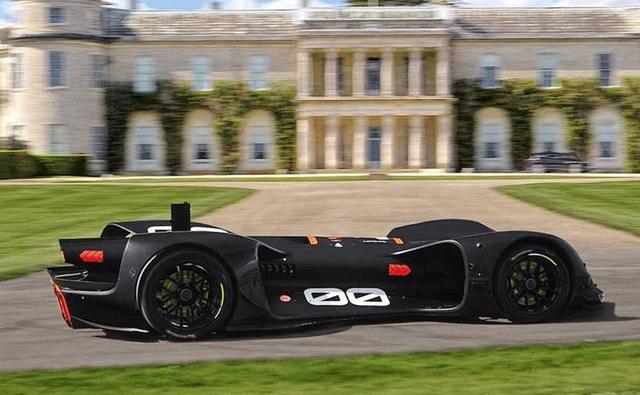 Robocar, the world's first autonomous race car, was designed by Daniel Simon and weighs 1,350 kg and is powered by four 135kW electric motors used to power each wheel, for a combined 500-plus horses.