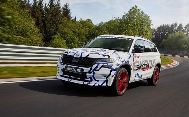 Racing driver Sabine Schmitz set the lap record time at 9:29.84 minutes for the seven-seater Kodiaq RS SUV at the Nurburgring's legendary Nordschleife.