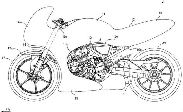 Latest patent images show a turbocharged Suzuki motorcycle, which could well be the Suzuki GSX-700T, or the Suzuki Katana in production form.