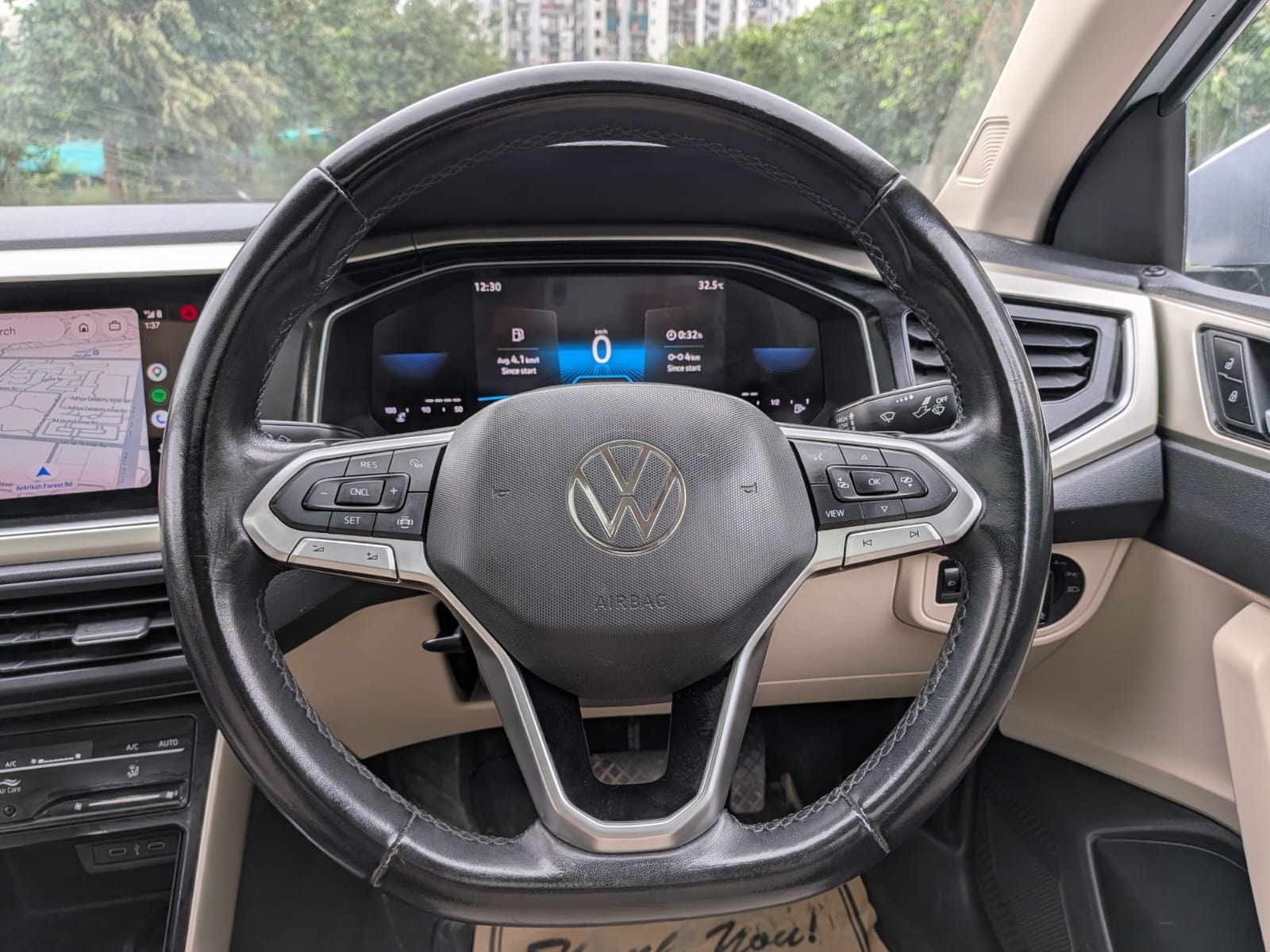 View 2022 Volkswagen Virtus Topline 1.0 TSI AT Image 11 Used 2022 Volkswagen Virtus Topline 1.0 TSI AT Image 11