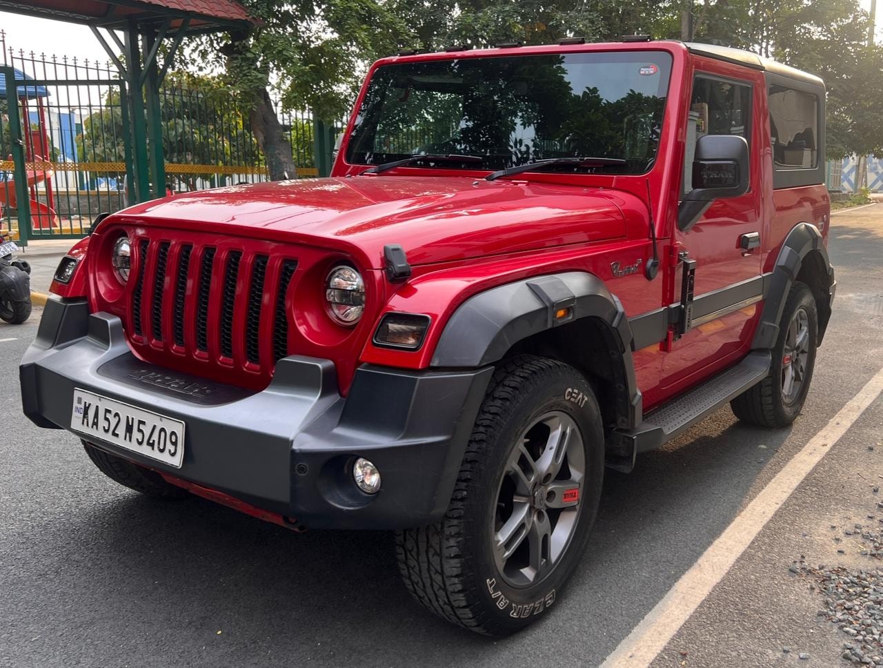 View 2022 Mahindra Thar LX Automatic 4 Seater Hard Top Diesel Image 2 Used 2022 Mahindra Thar LX Automatic 4 Seater Hard Top Diesel Image 2